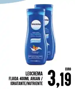 Al Discount LeoCrema fluida argan offerta