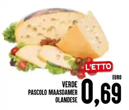 Al Discount Verde Pascolo Maasdammer Olandese offerta