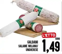 Al Discount Galbani Salame Milano/Ungherese offerta
