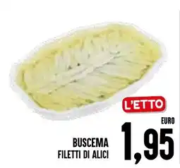 Al Discount Buscema filetti di alici offerta
