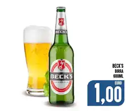 Al Discount Beck's birra offerta