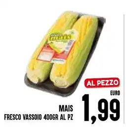 Al Discount Mais fresco vassoio offerta
