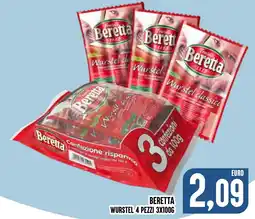 Al Discount Beretta wurstel classici offerta