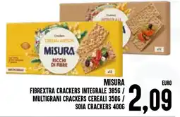 Al Discount Misura fibrextra crackers integrale offerta