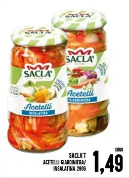 Al Discount Sacla' acetelli giardiniera/insalatina offerta
