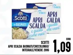 Al Discount Scotti apri scalda basmati offerta