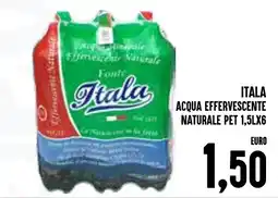 Al Discount Acqua effervescente naturale Fonte Itala offerta