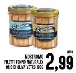 Al Discount Nostromo filetti tonno naturale offerta