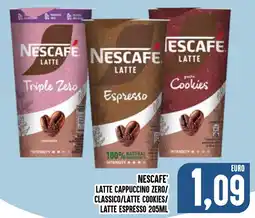 Al Discount Nescafe' latte cappuccino zero/classico/latte cookies/latte espresso offerta