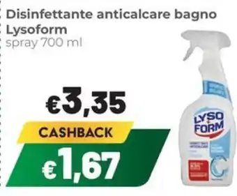 Disinfettante anticalcare bagno Lysoform