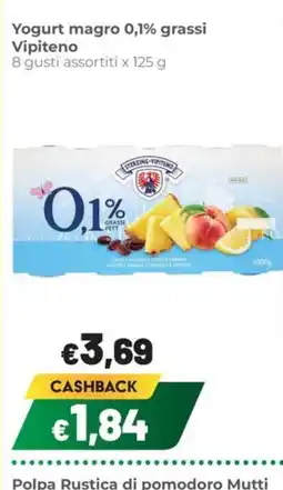 Coop famiglia cooperativa Yogurt magro 0,1% grassi Vipiteno offerta