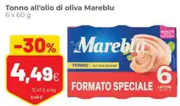 Coop famiglia cooperativa Tonno all'olio di oliva Mareblu offerta