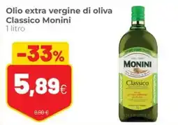 Coop famiglia cooperativa Olio extra vergine di oliva Classico Monini offerta