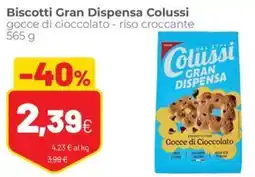 Coop famiglia cooperativa Biscotti Gran Dispensa Colussi offerta