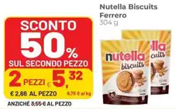 Coop famiglia cooperativa Nutella Biscuits Ferrero offerta