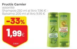Coop famiglia cooperativa Fructis Garnier assortito offerta