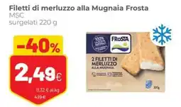 Coop famiglia cooperativa Filetti di merluzzo alla Mugnaia Frosta offerta