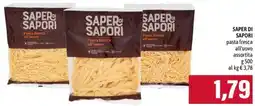 Emi Supermercati Saper di Sapori pasta fresca all'uovo offerta