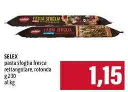 Emi Supermercati Selex pasta sfoglia fresca offerta