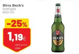 Coop famiglia cooperativa Birra Beck's offerta