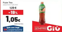 Coop famiglia cooperativa Fuze Tea assortito offerta