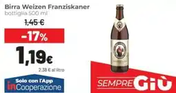 Coop famiglia cooperativa Birra Weizen Franziskaner offerta