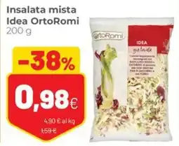 Coop famiglia cooperativa Insalata mista Idea OrtoRomi offerta