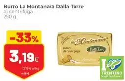 Coop famiglia cooperativa Burro La Montanara Dalla Torre offerta