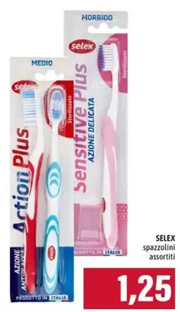 Emi Supermercati SELEX spazzolini assortiti offerta