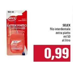 Emi Supermercati SELEX filo interdentale extra piatto offerta