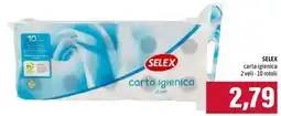 Emi Supermercati Selex carta igienica offerta