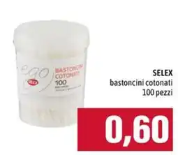Emi Supermercati SELEX bastoncini cotonati offerta