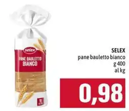 Emi Supermercati Selex pane bauletto bianco offerta