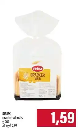 Emi Supermercati Selex cracker al mais offerta