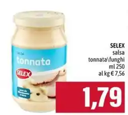 Emi Supermercati SELEX salsa tonnata funghi offerta