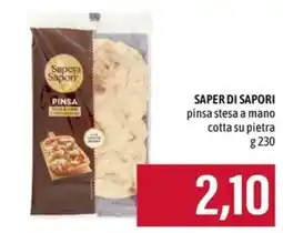 Emi Supermercati Saper di Sapori pinsa stesa a mano offerta