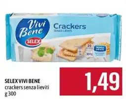 Emi Supermercati SELEX VIVI BENE crackers senza lieviti offerta