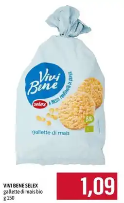 Emi Supermercati Vivi Bene Selex gallette di mais bio offerta