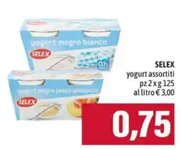 Emi Supermercati SELEX yogurt assortiti offerta