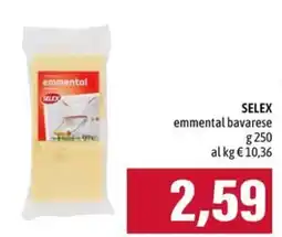 Emi Supermercati SELEX emmental bavarese offerta