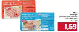Emi Supermercati Hamburger SELEX prosciutto cotto offerta