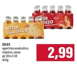 Emi Supermercati SELEX aperitivo analcolico classico, rosso offerta
