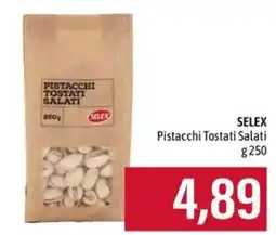 Emi Supermercati Pistacchi Tostati Salati SELEX offerta