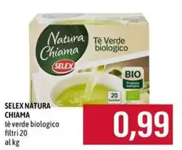 Emi Supermercati Selex Natura Chiama tè verde biologico offerta