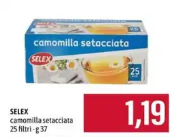 Emi Supermercati SELEX camomilla setacciata offerta