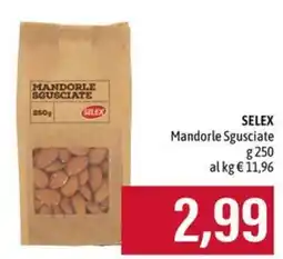 Emi Supermercati Mandorle Sgusciate SELEX offerta