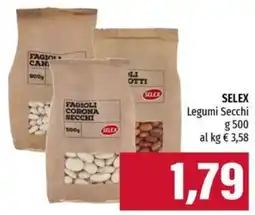 Emi Supermercati Fagioli corona secchi Selex offerta