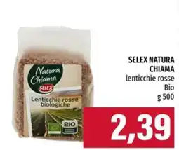 Emi Supermercati Selex Natura Chiama lenticchie rosse offerta