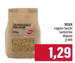Emi Supermercati Lenticchie Mignon Selex offerta