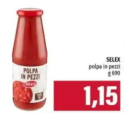 Emi Supermercati Polpa in pezzi Selex offerta